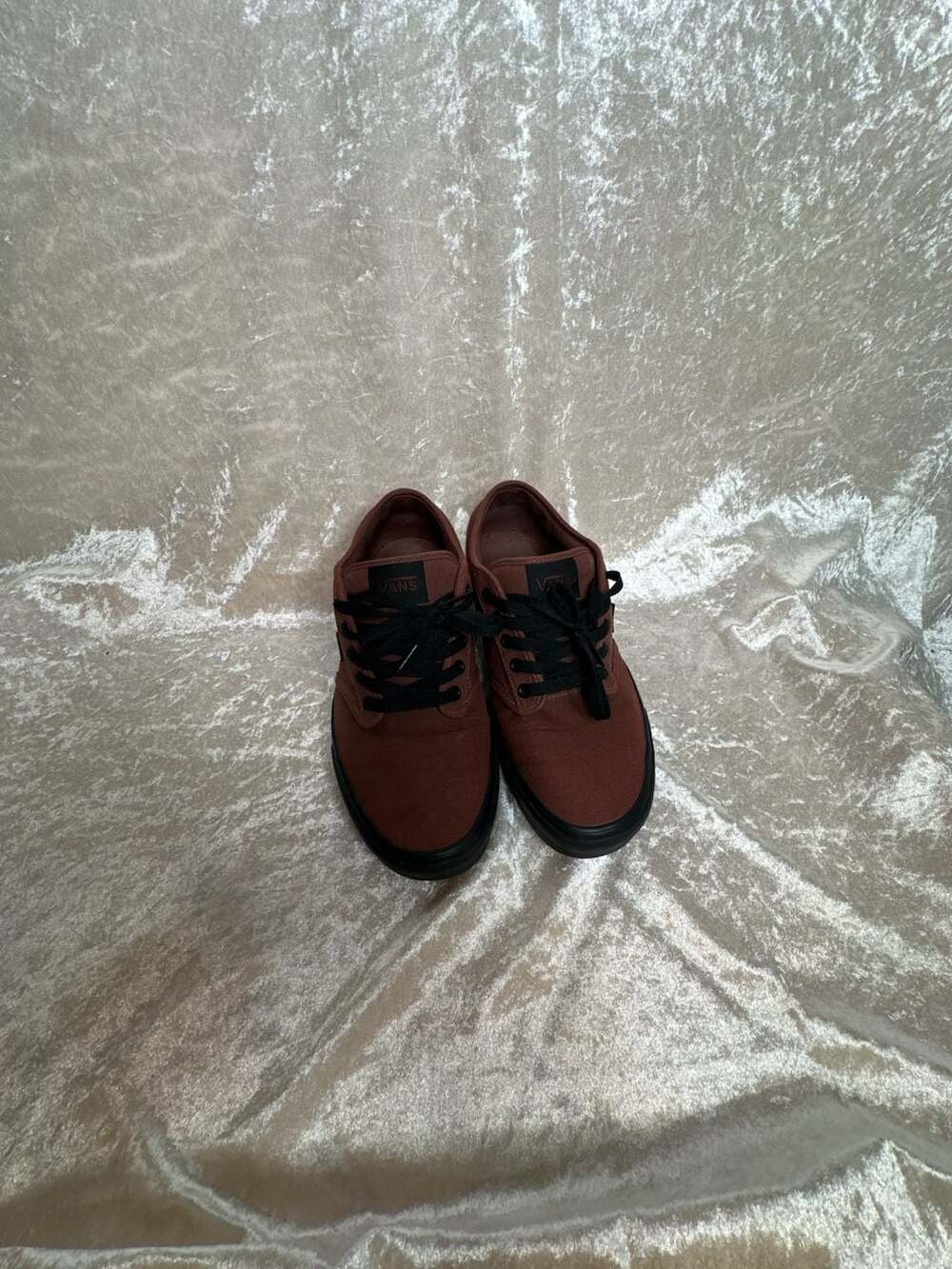 Vans Atwood Canvas Skate Shoes Size 10.0 Brown Black